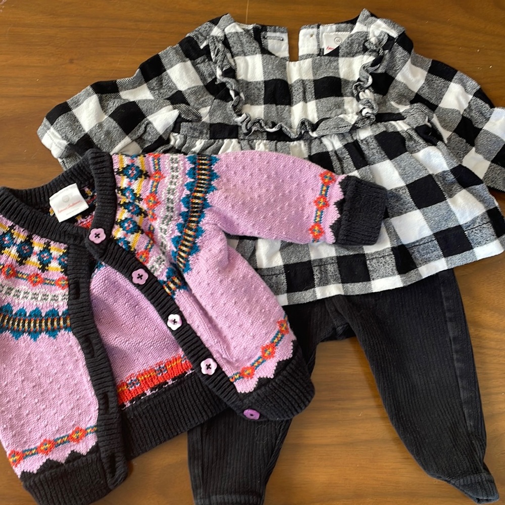 Hanna Andersson baby girl clothing bundle